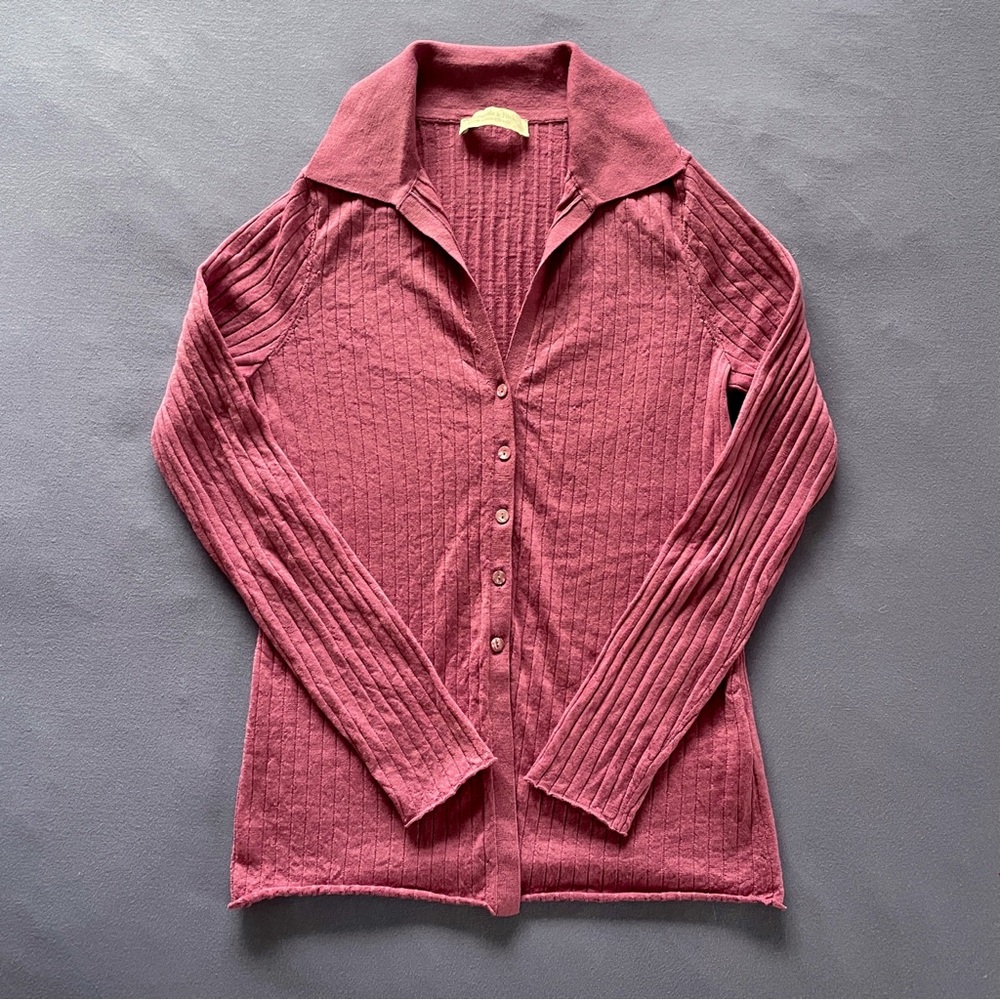 Abercrombie & Fitch Purple Merino Wool Sweater